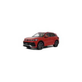 Volkswagen VW Tiguan e Tsi R-Line Persimmon Red Metallic LB3B 2024 OttO mobile 1:18 Resinemodell (Türen, Motorhaube... nicht zu öffnen!)